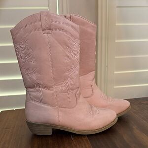 Pink Western-Style Girl’s Boots